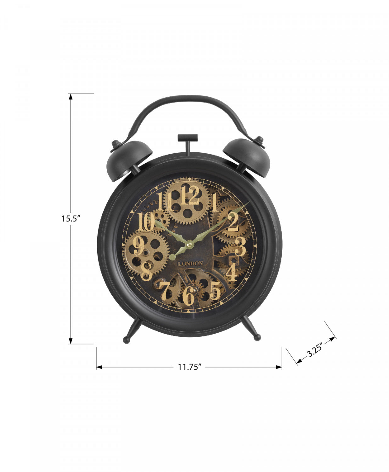 Aria Clock - Brown