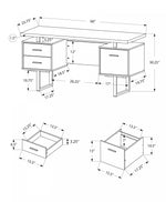 Loura Desk - White