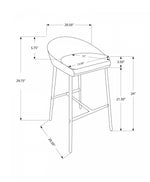 Juliette Counter Stool - Grey - Set Of Two