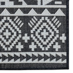 Cabana Tribal Indoor/Outdoor Rug - 6' x 9' - Black