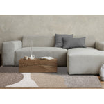 Misha Soft Modern Area Rug - Grey Taupe - 5' X 8'