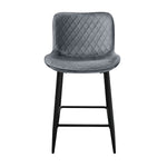 Nya Counter Stool - Grey - Set of Two