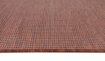 Calypso Crosshatch Outdoor Rug - 6' x 9' - Red