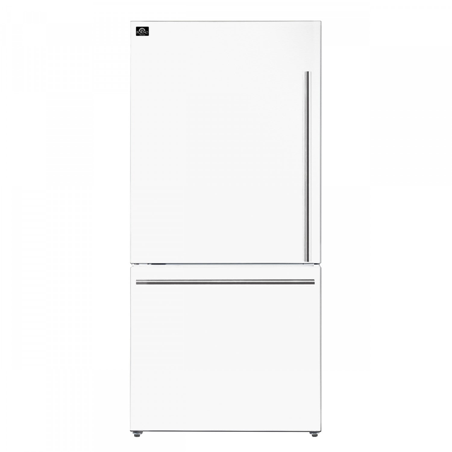 Forno Milano 62" White 2-piece Freestanding Dual Bottom Freezer Refrigerator (34.4 Cu. Ft.) - FFFFD1787-60WHT