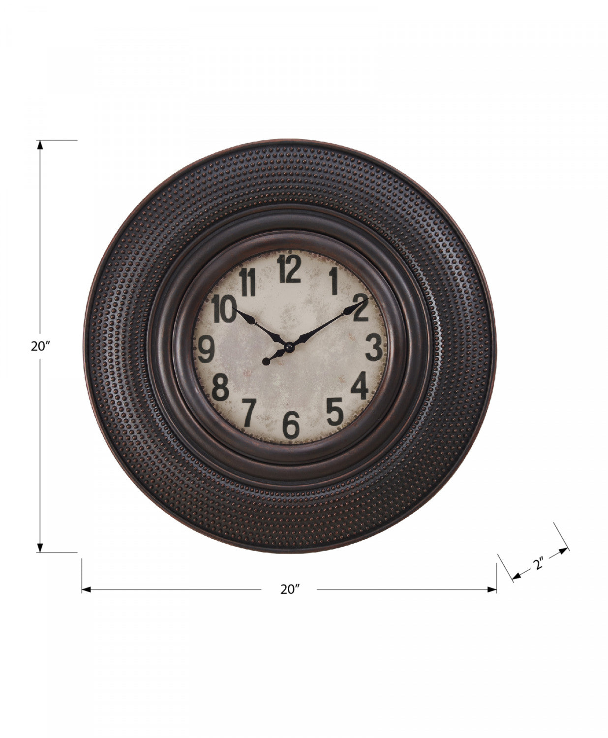Era Clock - Brown