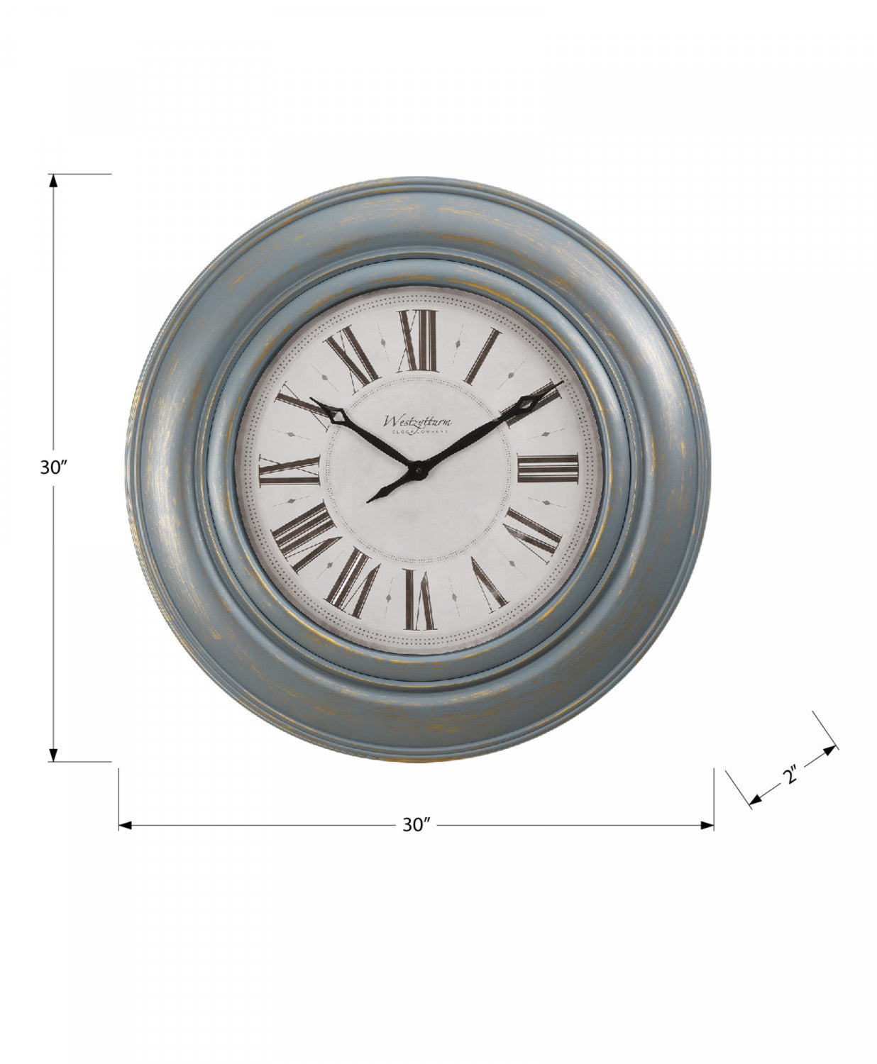 Aurora Clock - Blue