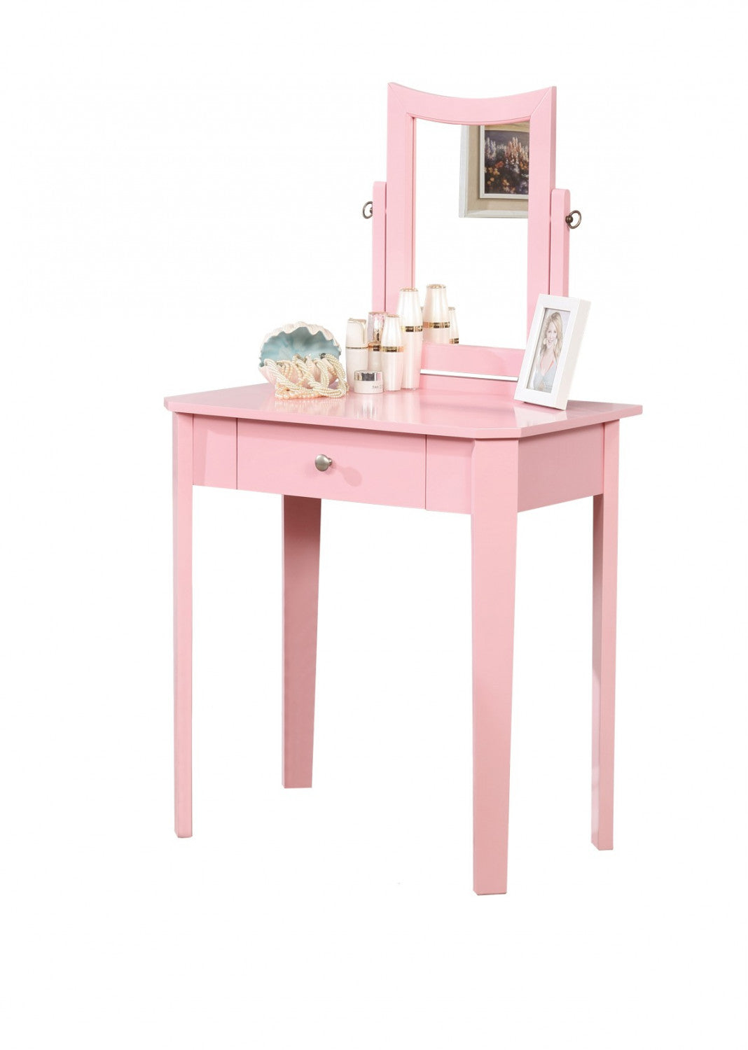 Kyrie Vanity Table Set - Pink