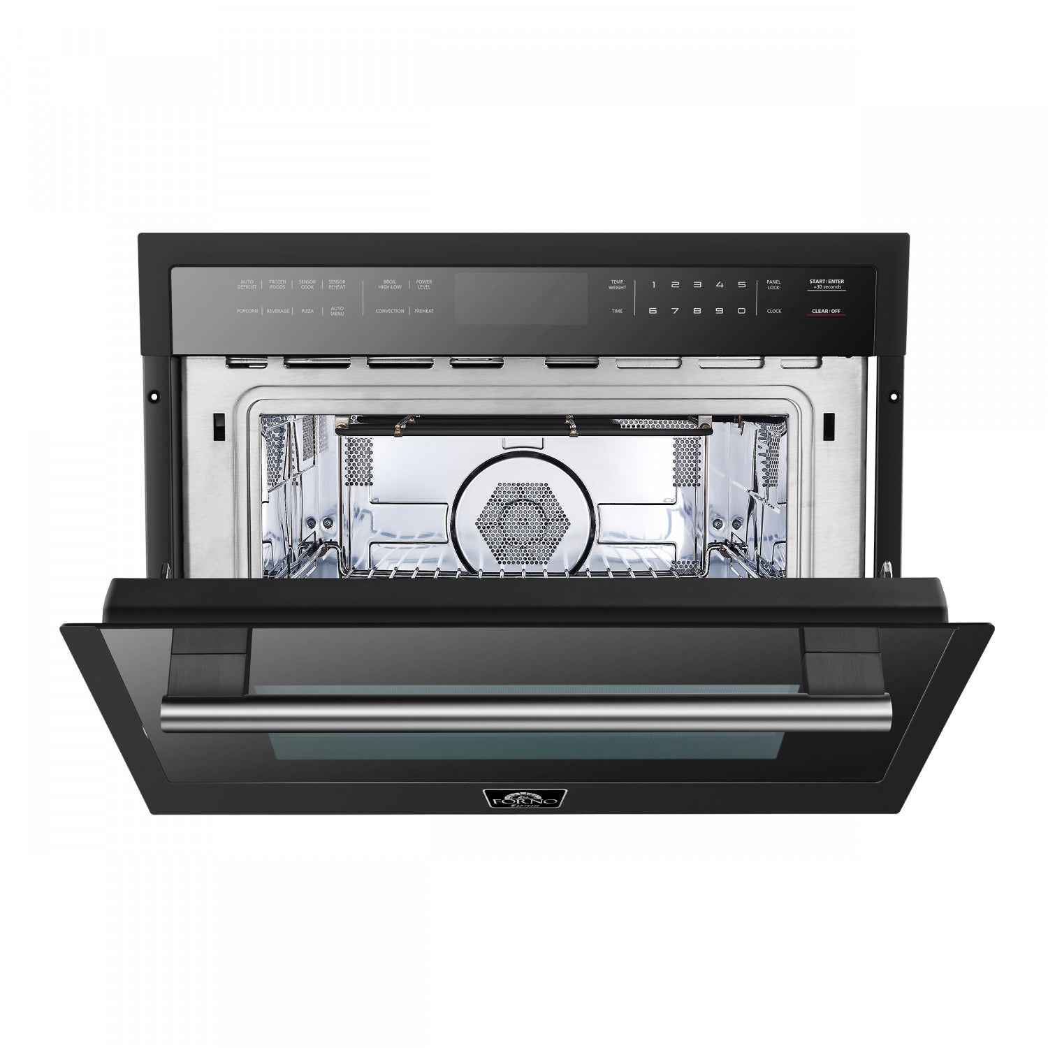 Forno Oliena Black 24" Built-In Microwave Convection Oven (1.6 Cu. Ft.) - FMWDR3093-24BLK