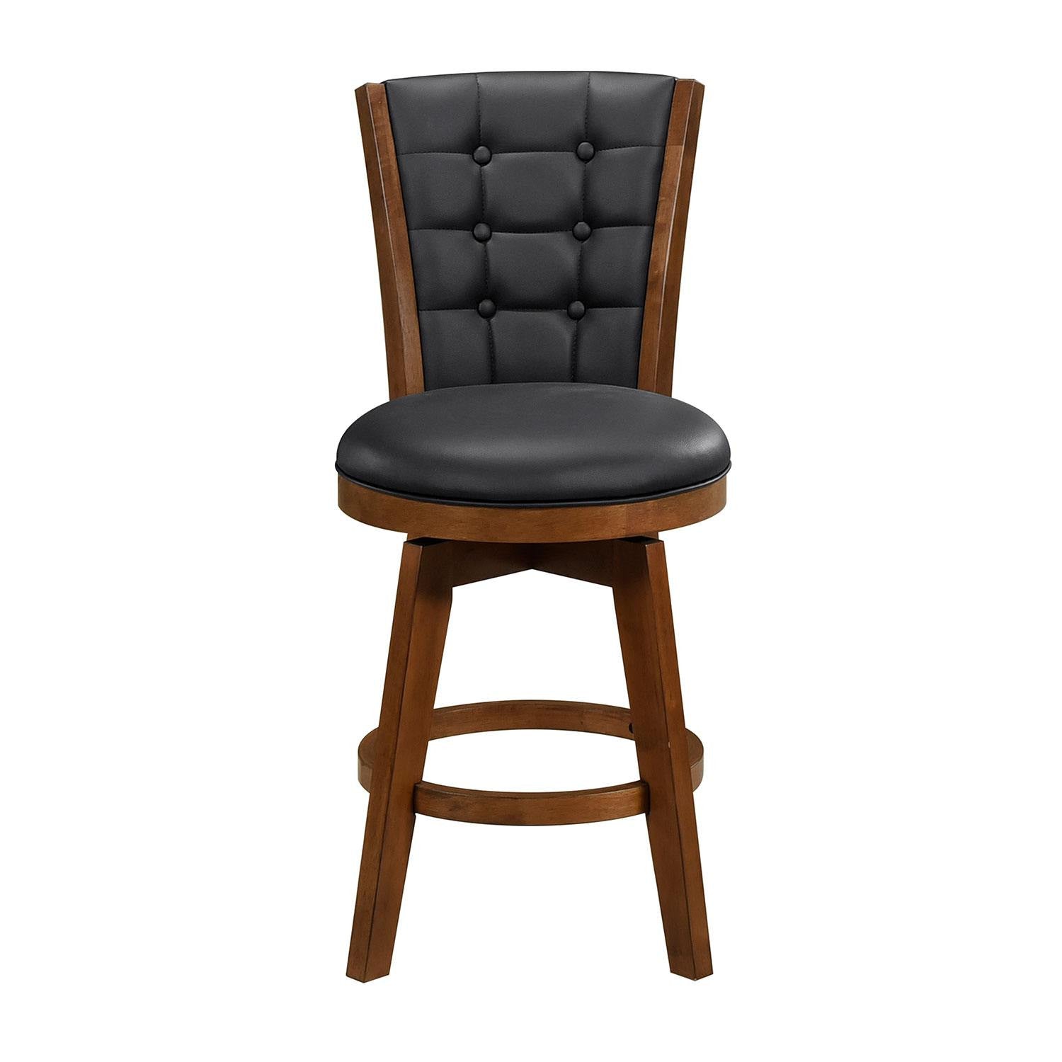 Medford Counter Stool - Black, Brown - Set of Two