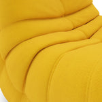 Daisy Kid's All-Foam Armless Chair - Pale Yellow