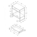 Tallen Side Table - Grey