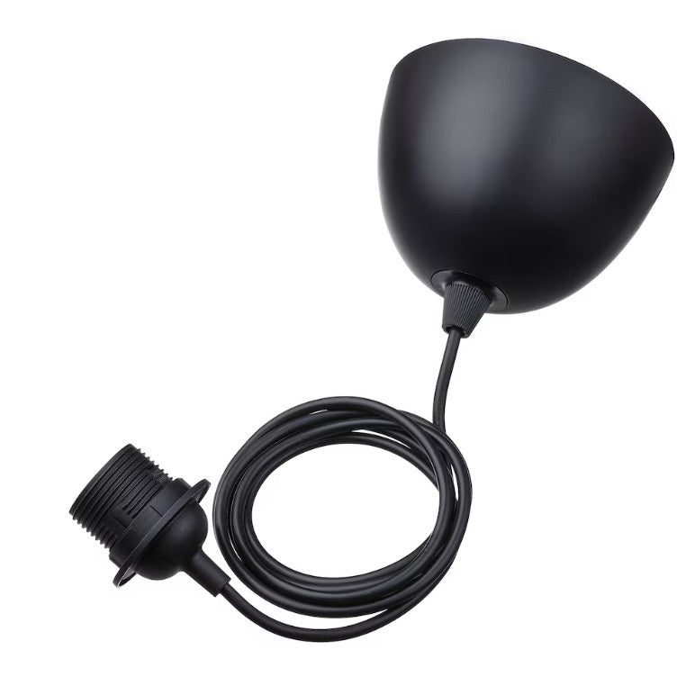 Bayan Horn Pendant Large - Black