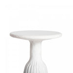Iselyn Tall Side Table - White