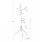Elix Coat Rack - Silver