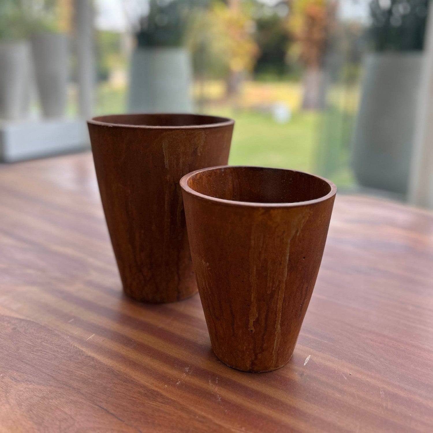 Heartholm Medium Planter - Corten