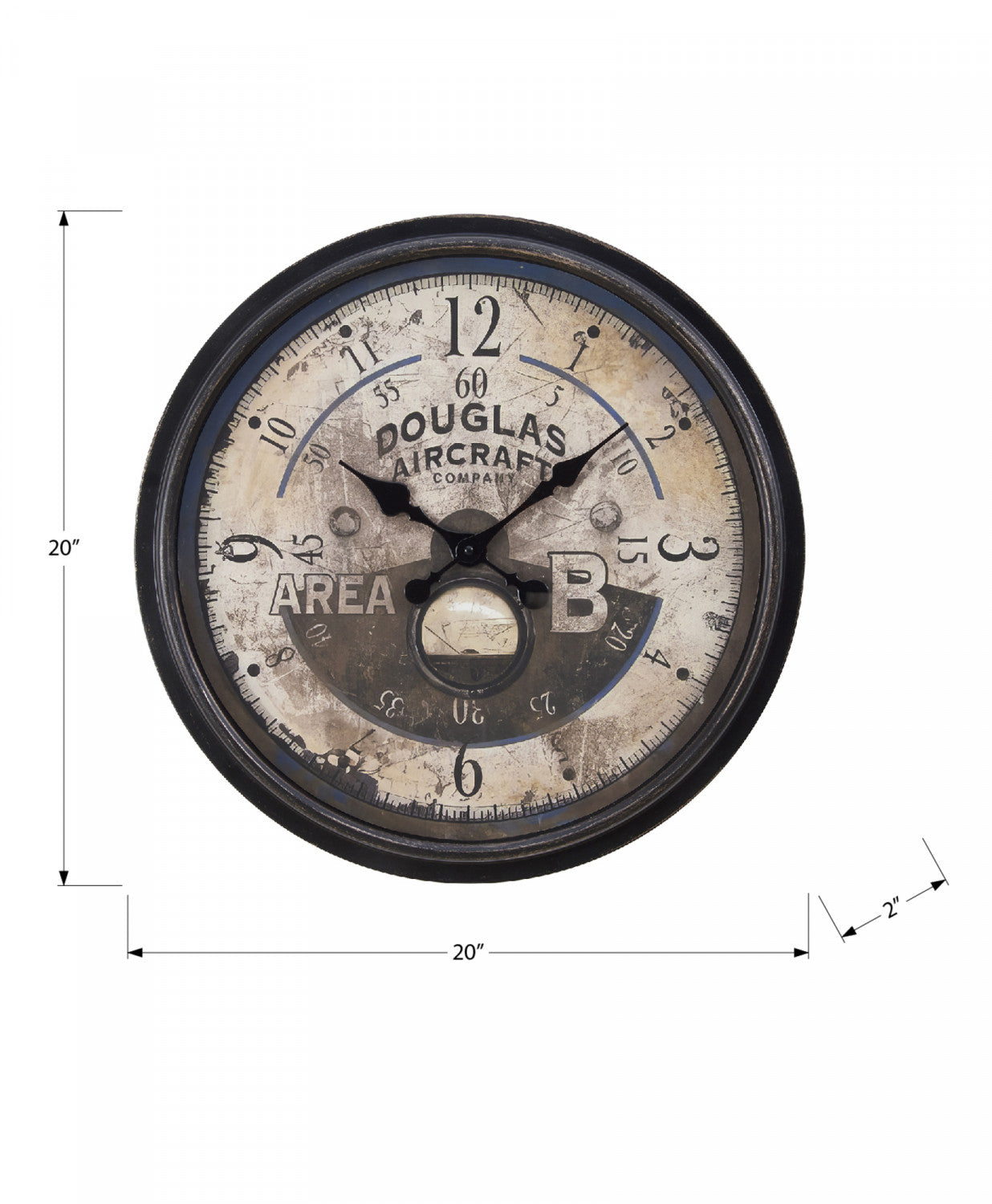 Momentum Clock - Brown