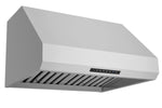 Hauslane Stainless Steel PRO Series 36" Versatile Under Cabinet or Wall Mounted Range Hood with Smart App Control - PRO500SS-36