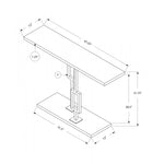 Trez Sofa Table - White
