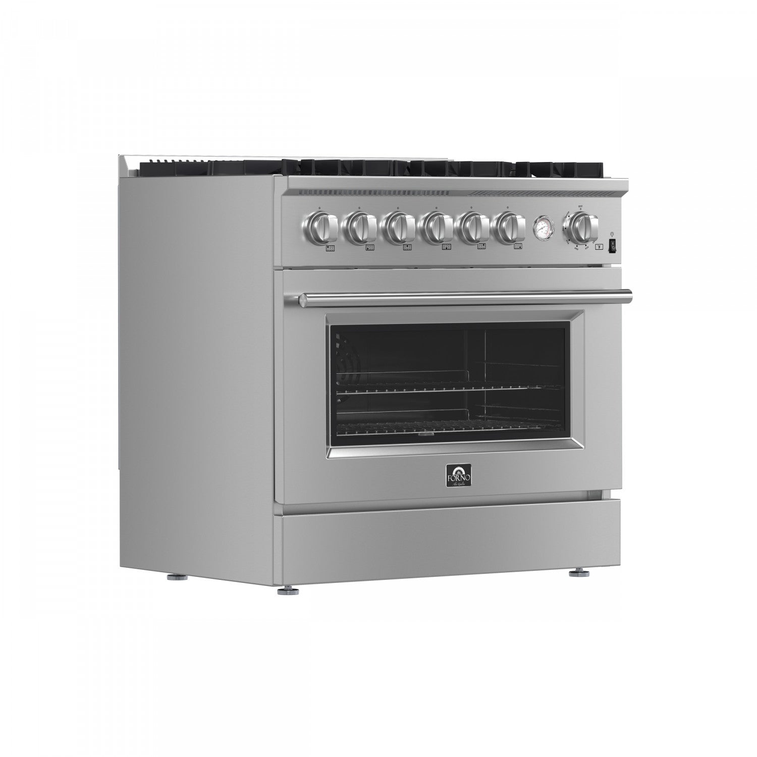 Forno Marco 36" Stainless Steel Freestanding Gas Range (5.36 Cu. Ft.) - FFSGS6277-36