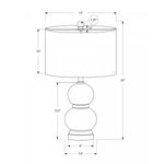 Monroe Table Lamp - Cream