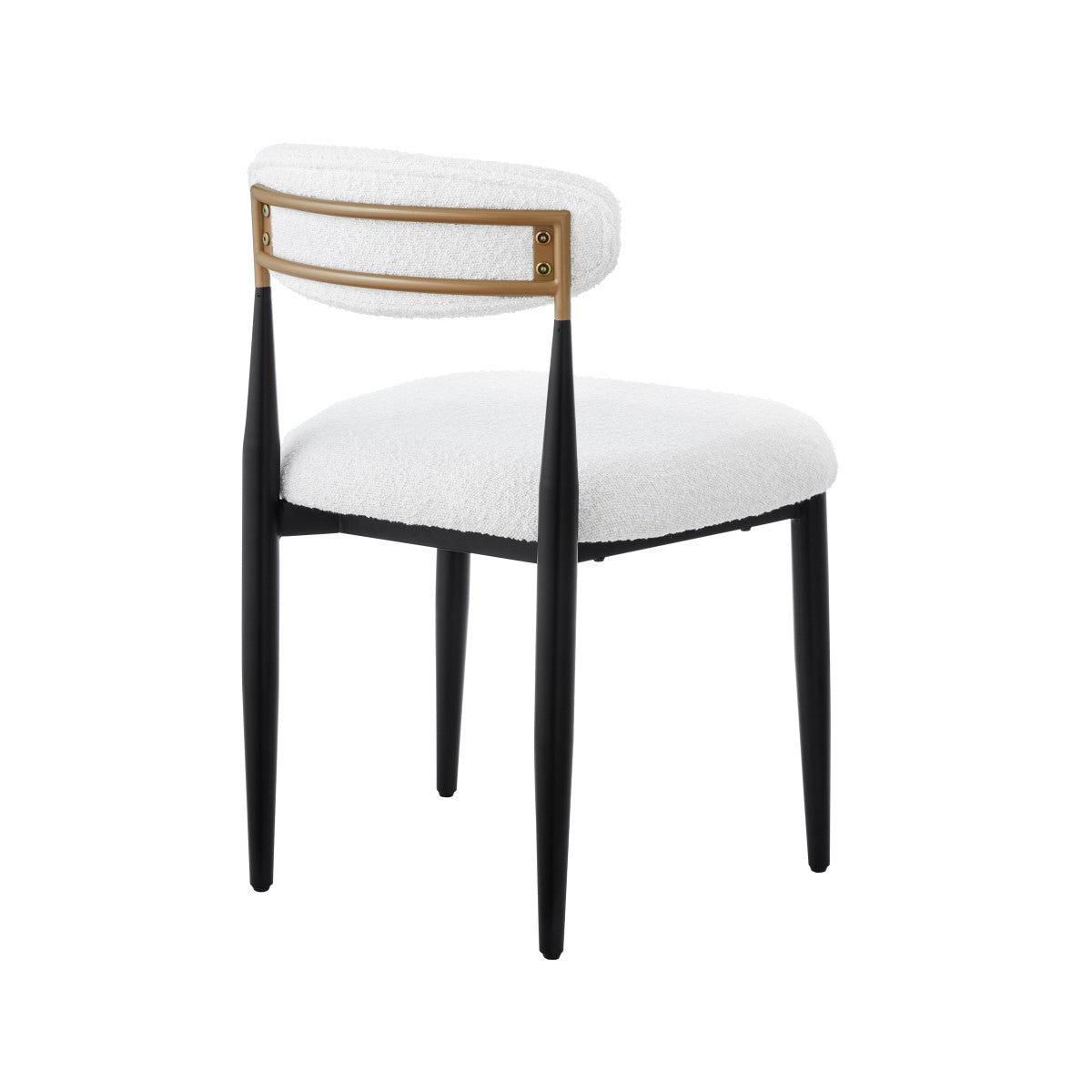 Kodi Dining Chair - White/Black - Set of Two
