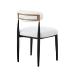 Kodi Dining Chair - White/Black - Set of Two