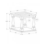 Nox Side Table - Brown
