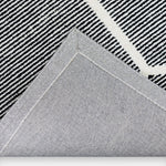 Joris Geometric Rug - 5' x 8' - Black
