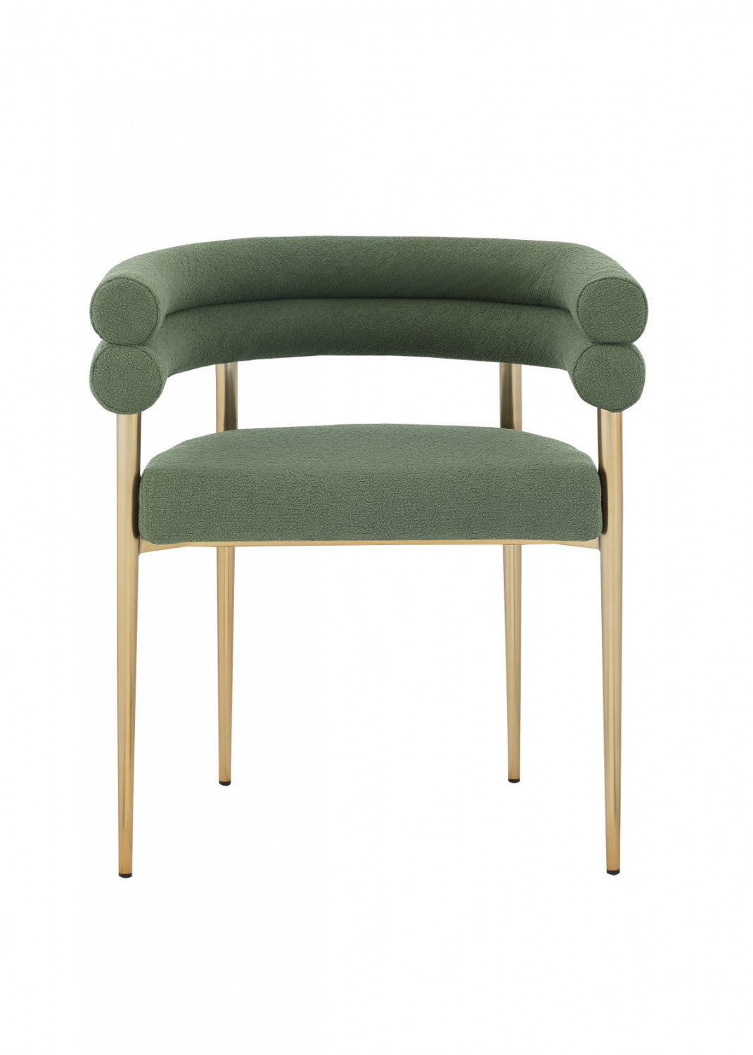 Brantley Dining Chair - Green/Gold - Set of Two