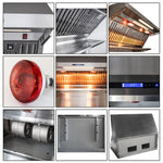 Forno Savona Stainless Steel 36" 1200 CFM Wall Mounted Range Hood - FRHWM5029-36