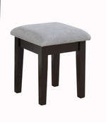 Anabella Vanity with Stool - Black