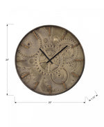 Cadence Clock - Brown