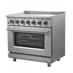 Forno Massimo 36" Stainless Steel Freestanding Electric Range With True Convection And Air Fry (5.36 Cu. Ft.) - FFSEL6020-36
