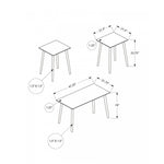 Whitney 3-piece Coffee Table Set - Walnut