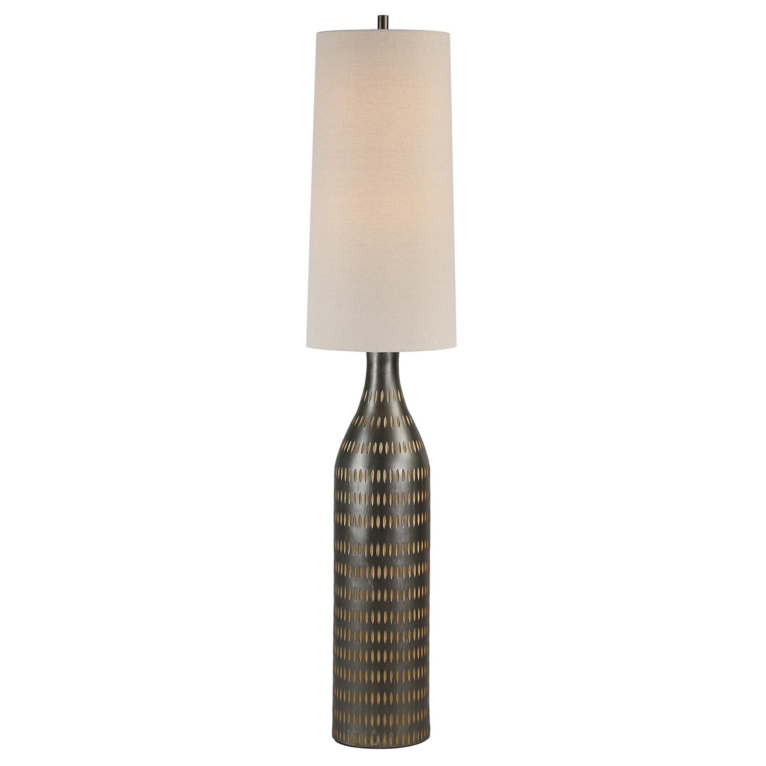Galen Floor Lamp - Dark Brown