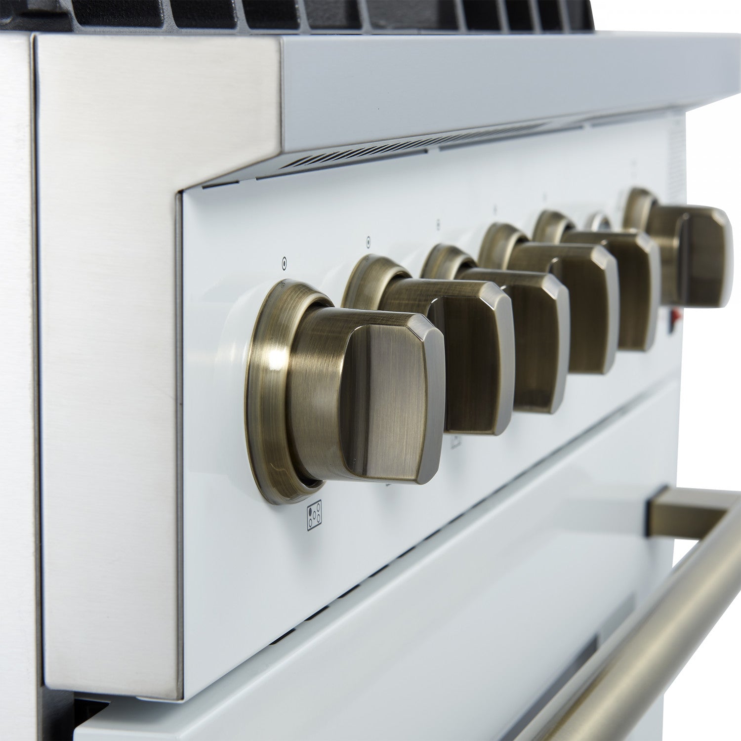 Forno Giovanni 30" White Freestanding Gas Range (4.32 Cu. Ft.) - FFSGS6274-30WHT