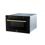 Forno Capoliveri Black 24" Built-In Microwave Drawer (1.2 Cu. Ft.) - FMWDR3000-24BLK