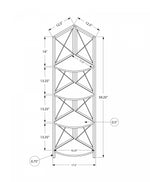 Zeva Bookcase - Black