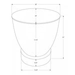 Ostra Side Table - White