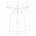 Daxi Side Table - White