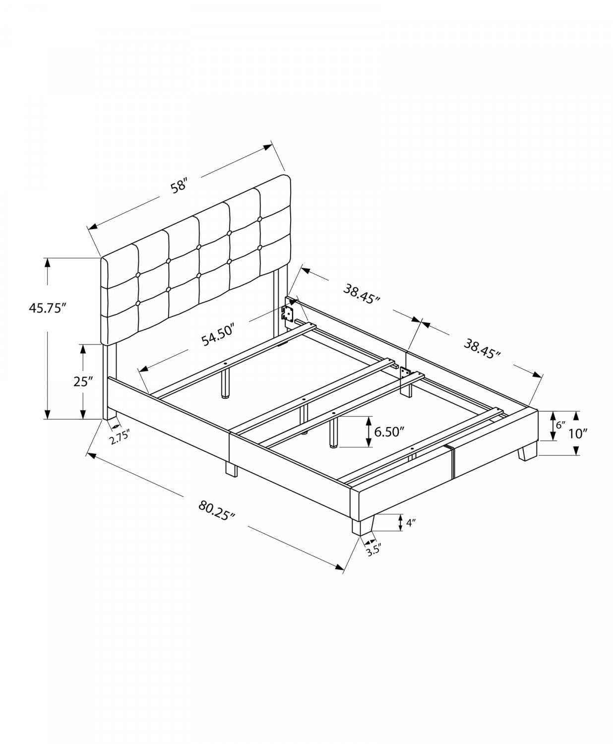 Gwendolyn Full Bed - Black