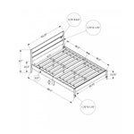 Florence Queen Bed - Walnut