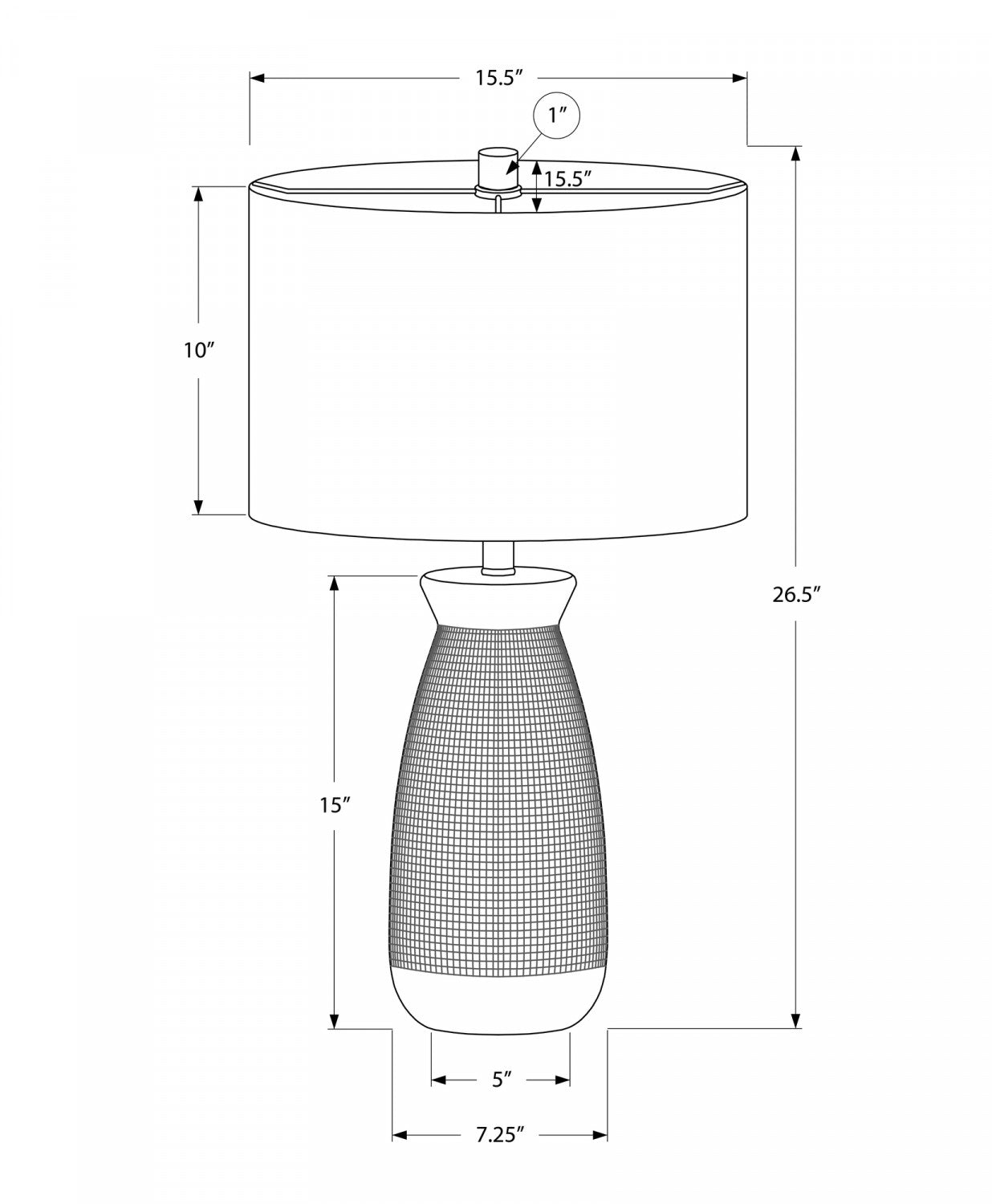 Greyson Table Lamp - Grey