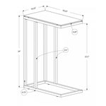 Breck Side Table - Chrome