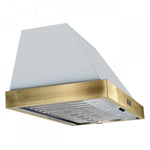 Forno Vittorio White 48" 600 CFM Wall Mounted Range Hood - FRHWM5078-48WHT