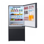 Forno Milano 31" Black Bottom Freezer Refrigerator with Right Swing Door (17.2 Cu. Ft.) - FFFFD1785-31BLK