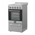 Forno Pallermo 20" Stainless Steel Freestanding Electric Range (2.05 Cu. Ft.) - FFSEL6051-20