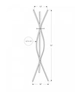 Nale Coat Rack - Silver