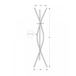Nale Coat Rack - Silver