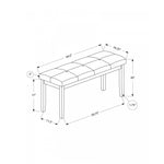 Marlo Bench - Cream